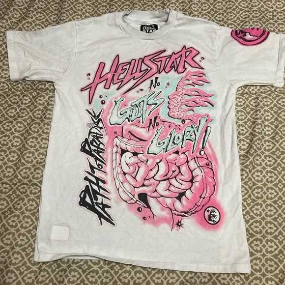 Hellstar No Guts No Glory Tee White